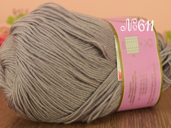 Colibri Victoria пряжа 611 серо-бежевый светлый