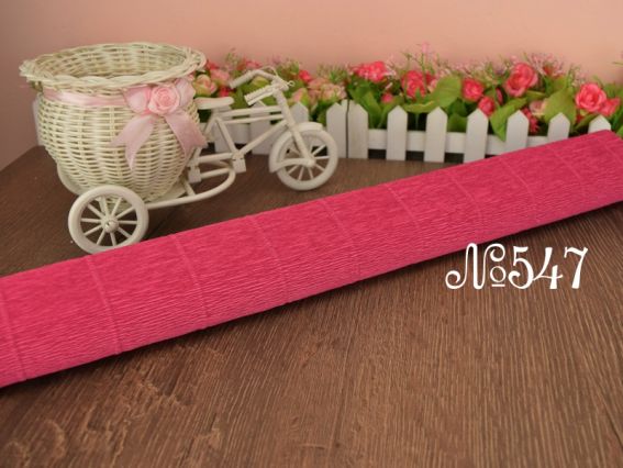 Креп папір колір 547, розмір 50см x 2,5м 180гр Італія Креп папір колір 547, розмір 50см x 2,5м 180гр Італія