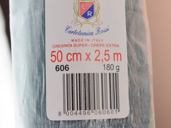 Гофропапір 606 (креп-папір) 50см x 2,5м 180гр Італія