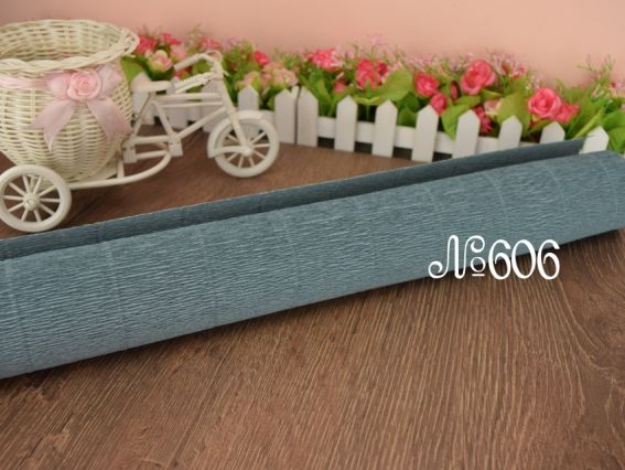 Креп папір колір 606 розмір 50см x 2,5м 180гр  Креп папір колір 606 розмір 50см x 2,5м 180гр 