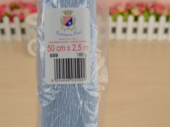 Гофропапір 559 (креп папір) 50см х 2,5м 180гр Італія