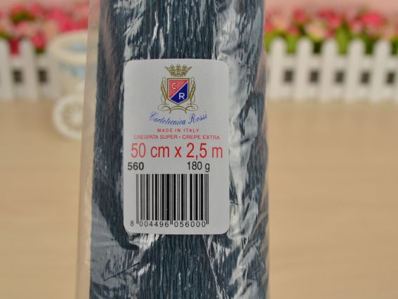 Гофробумага 560 (креп-бумага) 50см х 2,5м 180гр Италия