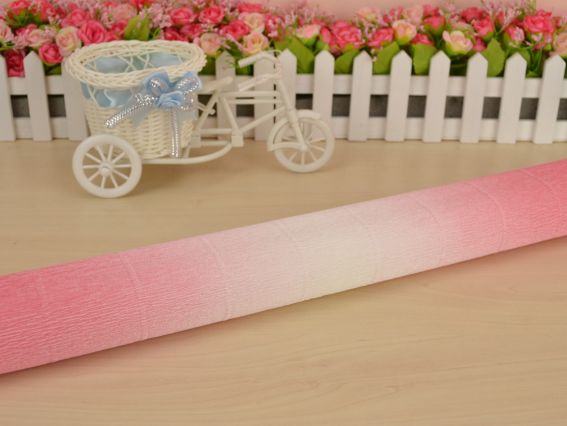 Креп папір Двоколірний 600/4, розмір 50см x 2,5м, 180гр Італія Креп папір Двоколірний 600/4, розмір 50см x 2,5м, 180гр Італія