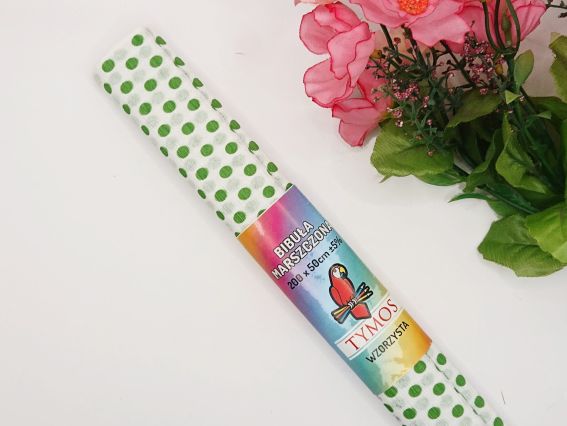 Гофропапір TYMOS білий в Зелений горох Гофропапір TYMOS білий в Зелений горох