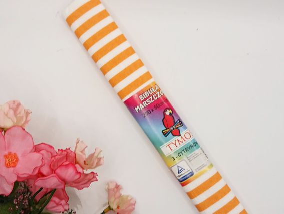 Гофропапір TYMOS Білі та жовті смужки Гофропапір TYMOS Білі та жовті смужки