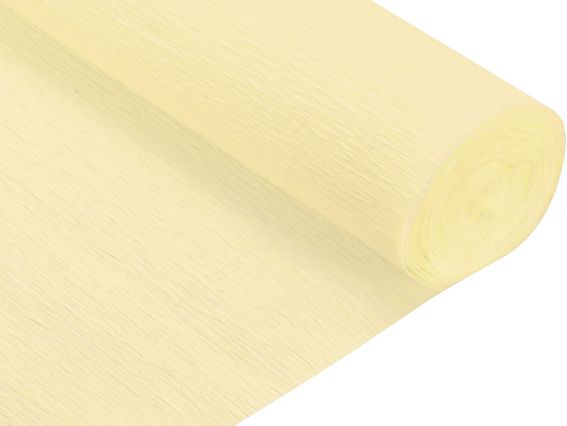 Креп папір SANTI Кремовий 708082, розмір 50см х 2 м Креп папір SANTI Кремовий 708082, розмір 50см х 2 м