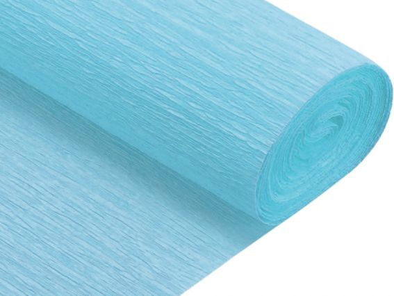 Креп папір SANTI Блакитний 708088, розмір 50см х 2 м Креп папір SANTI Блакитний 708088, розмір 50см х 2 м