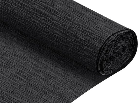 Креп папір SANTI Чорний 708093, розмір 50см х 2 м Креп папір SANTI Чорний 708093, розмір 50см х 2 м