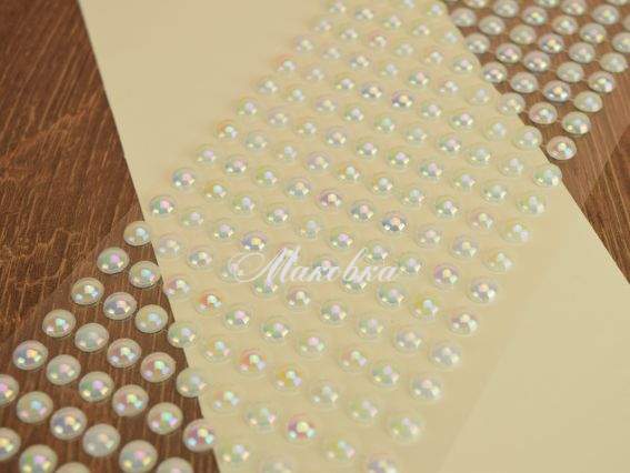 Полужемчужіни клейові 8мм перламутрові 240 шт (5-41589) Полужемчужіни клейові 8мм перламутрові 240 шт (5-41589)