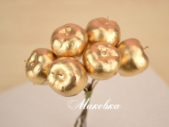 Золотые яблочки, 6 шт./уп, Scrap Berrys HY0010013749 Золотые яблочки, 6 шт./уп, Scrap Berrys HY0010013749