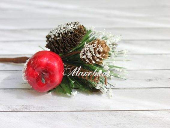 Зимняя веточка с шишками, HY0301013 Scrap Berrys Зимняя веточка с шишками, HY0301013 Scrap Berrys