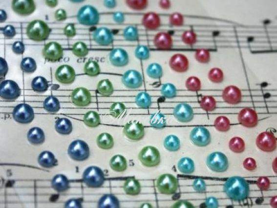 Полужемчужинки клеевые Яркие, 120 шт Scrap Berrys SCB030203 Полужемчужинки клеевые Яркие, 120 шт Scrap Berrys SCB030203