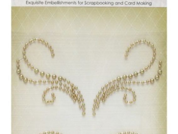 Узор из клеевых полубусин Завитки Ветер странствий-2, Scrap Berrys SCB250001075 Узор из клеевых полубусин Завитки Ветер странствий-2, Scrap Berrys SCB250001075