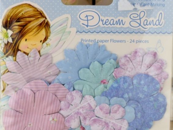 Набор бумажных цветочков 25-38 мм, 24 шт,/уп, SCB281216 ScrapBerrys Набор бумажных цветочков 25-38 мм, 24 шт,/уп, SCB281216 ScrapBerrys