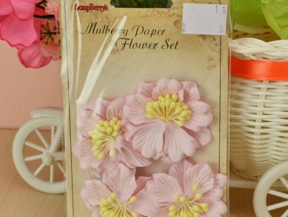 Набор цветов Гардении, 4 шт нежно- розовые, 5 см, ScrapBerrys SCB300104 Набор цветов Гардении, 4 шт нежно- розовые, 5 см, ScrapBerrys SCB300104