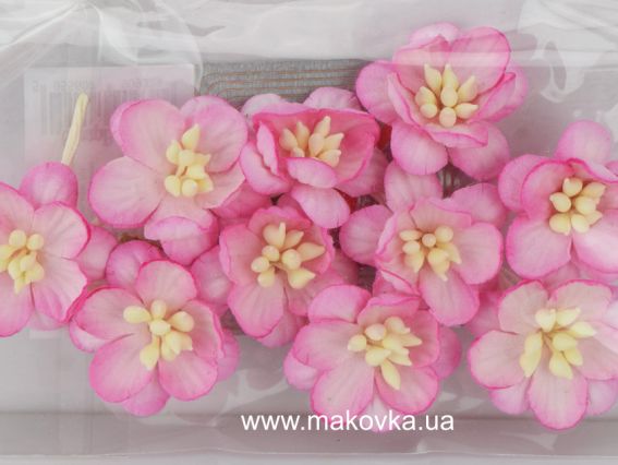 Цветки вишни, набор 10 шт, цвет нежная роза, SCB300207, ScrapBerrys Цветки вишни, набор 10 шт, цвет нежная роза, SCB300207, ScrapBerrys