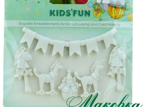 Набор полимерных фигурок Забава-2 (игрушки), Scrap Berrys SCB26001011 Набор полимерных фигурок Забава-2 (игрушки), Scrap Berrys SCB26001011