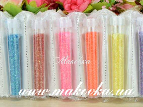 Набор глитера - пудры разных цветов, 12 ампул, декор блестки 12019-1 Набор глитера - пудры разных цветов, 12 ампул, декор блестки 12019-1