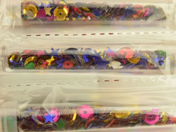 Набір глітера Блискітки 12 ампул (паєтки, фігурки, блиск) 1985-12