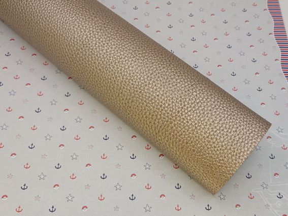 Искусственная Кожа металлик, Античная бронза А4