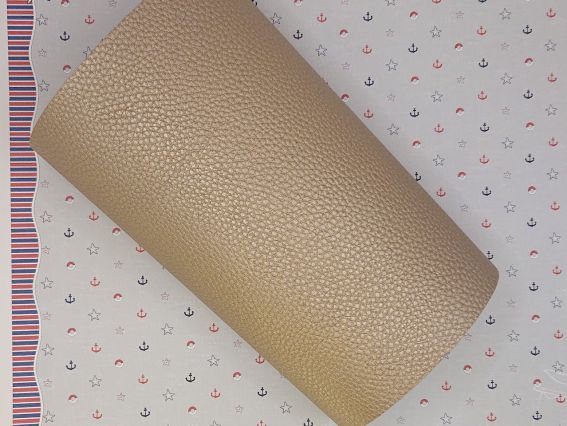 Искусственная Кожа металлик, Оливковий Золотий А4