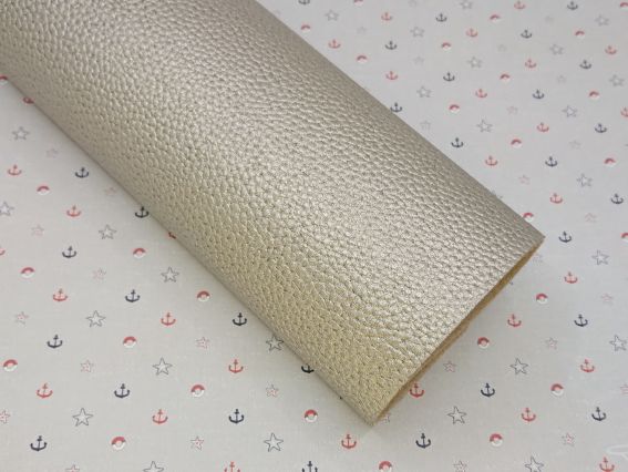 Искусственная Кожа металлик, Серый А4