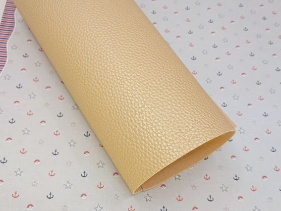 Искусственная Кожа металлик, Олимпик Голд светлый А4