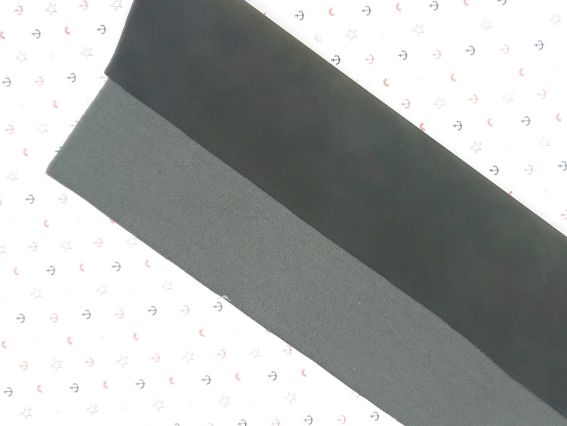 Искусственная замша для рукоделия А4 цвет чёрный 1 шт