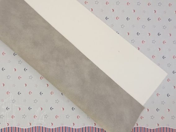 Искусственная замша для рукоделия А4 цвет Светло-Серый 1 шт