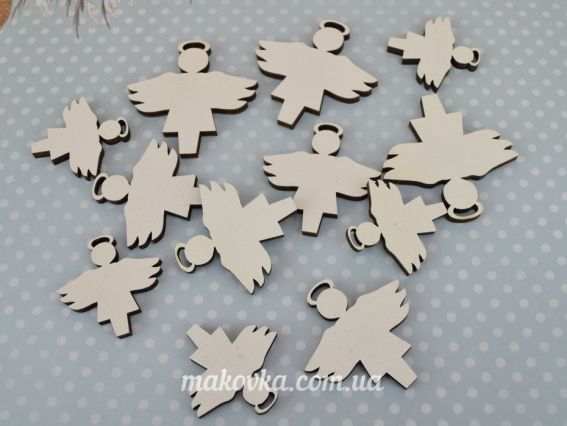 Набор Ангелочки микс, белые, 12 шт в уп., белые Набор Ангелочки микс, белые, 12 шт в уп., белые