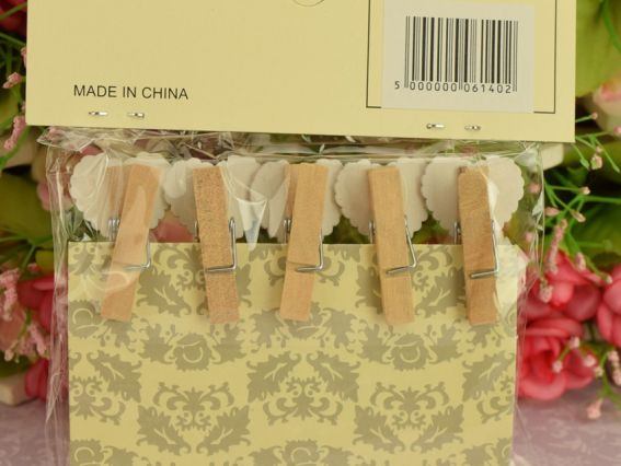 Набір міні-фігурок на прищіпці Серце з жабками та ін 35мм 10шт