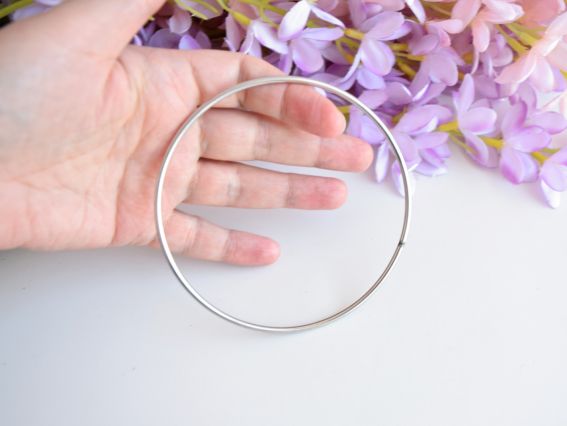 Металеве кільце-основа для панно, діаметр 10см, товщина 3 мм