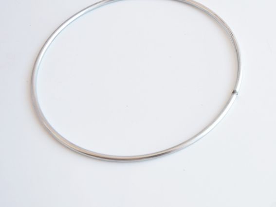 Металеве кільце-основа для панно, діаметр 10см, товщина 3 мм