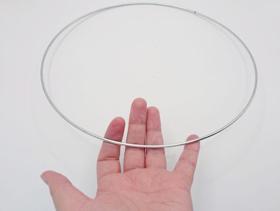 Основа-рамка для панно, металл, диаметр 25 см , толщина 3 мм