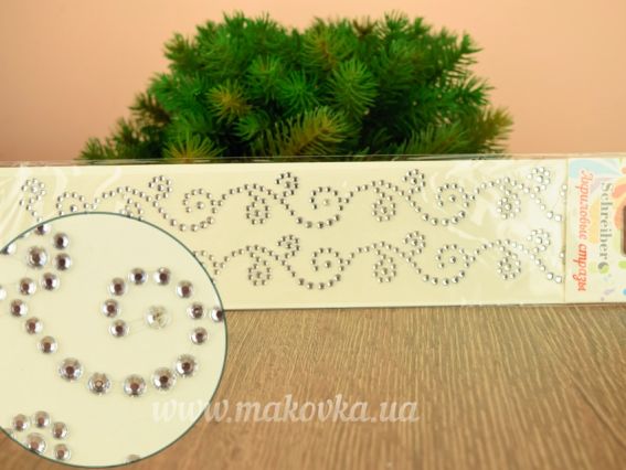 Полубусины граненные, СТРАЗЫ завитки серебристые S-8172 Schreiber Полубусины граненные, СТРАЗЫ завитки серебристые S-8172 Schreiber