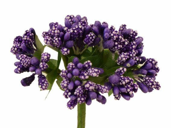 Букетик Разноквіт (з різних елементів), FL04 фіолетовий №17 Букетик Разноквіт (з різних елементів), FL04 фіолетовий №17