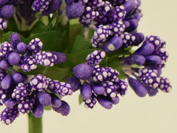 Букетик Різноквіт фіолетовий 17 (з різних елементів), FL04, 8,5см, 