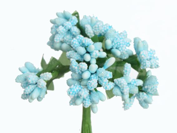 Букетик Різноквіт (з різних елементів), Св. Блакитний FL204-15