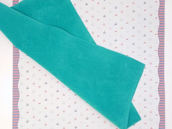 Лист бархата А4 изумрудный