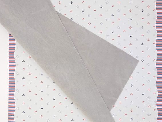 Лист бархата А4 Серый