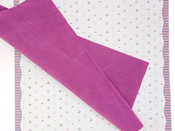 Лист бархата А4 пурпурный