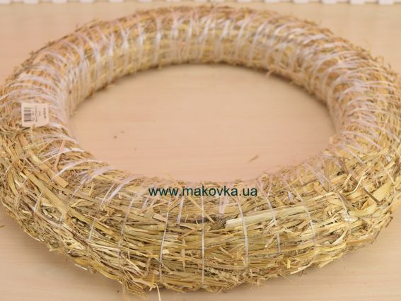 Основа для декоративного Вінка із соломи, діаметр 35 см, 1 шт