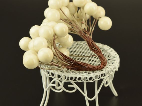 Ягоди Калина БІЛА 05, 40шт/уп, FL01 12мм