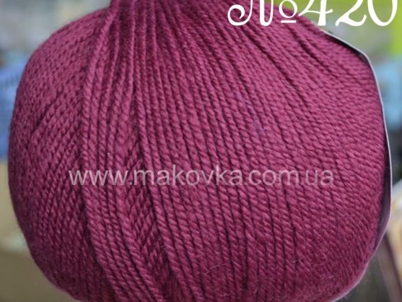 Dolce Merino Himalaya пряжа 59420 Бордово-виноградный