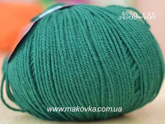 Dolce Merino Himalaya пряжа 59435 зеленый