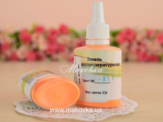 Низкотемпературная эмаль Imagic, 12 гр, №51 Неон оранжевый Низкотемпературная эмаль Imagic, 12 гр, №51 Неон оранжевый