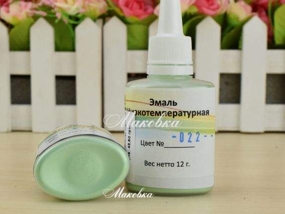 Низкотемпературная эмаль Imagic, 12 гр, №22 Карамельный зеленый Низкотемпературная эмаль Imagic, 12 гр, №22 Карамельный зеленый