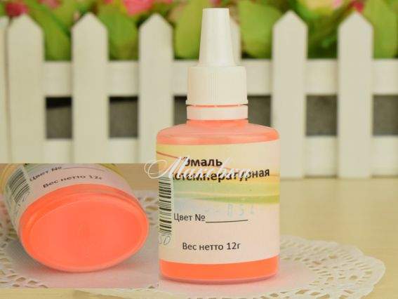 Низкотемпературная эмаль Imagic, 12 гр, №54 Неон мандарин Низкотемпературная эмаль Imagic, 12 гр, №54 Неон мандарин