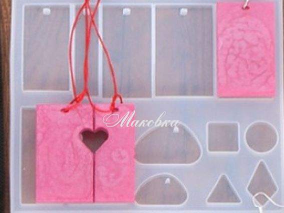 СЛ-01 Набір силіконових форм для епоксідної смоли , форми створення прикрас, кабошонів, браслетів