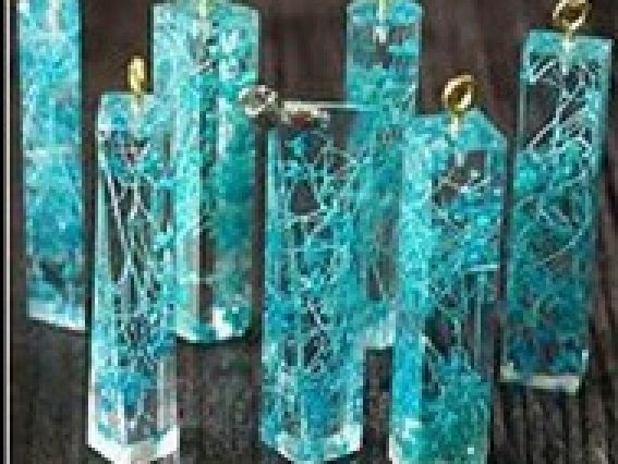 СЛ-01 Набір силіконових форм для епоксідної смоли , форми створення прикрас, кабошонів, браслетів